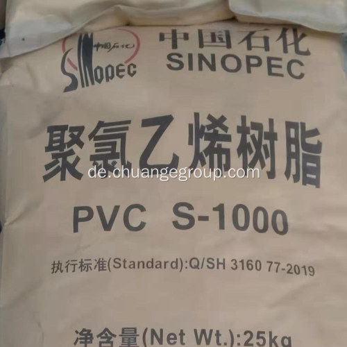 Qilu Marke PVC Harz S1000/S700/S1300